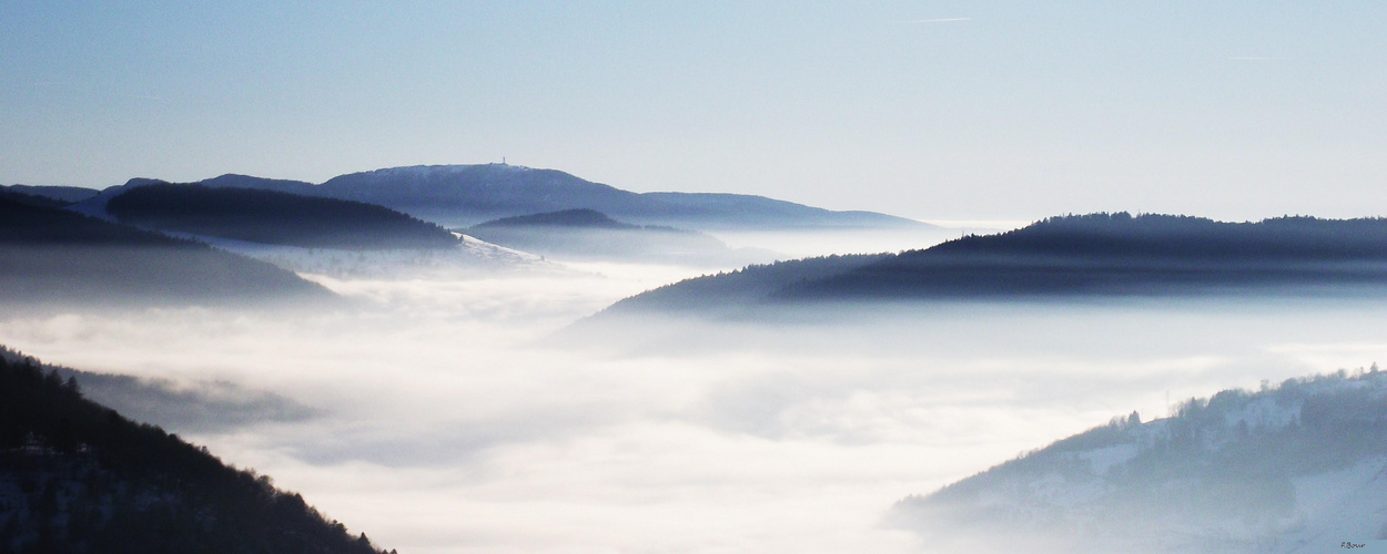 au dessus des nuages...