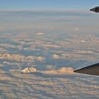 au-dessus des nuages, le Mont-Blanc