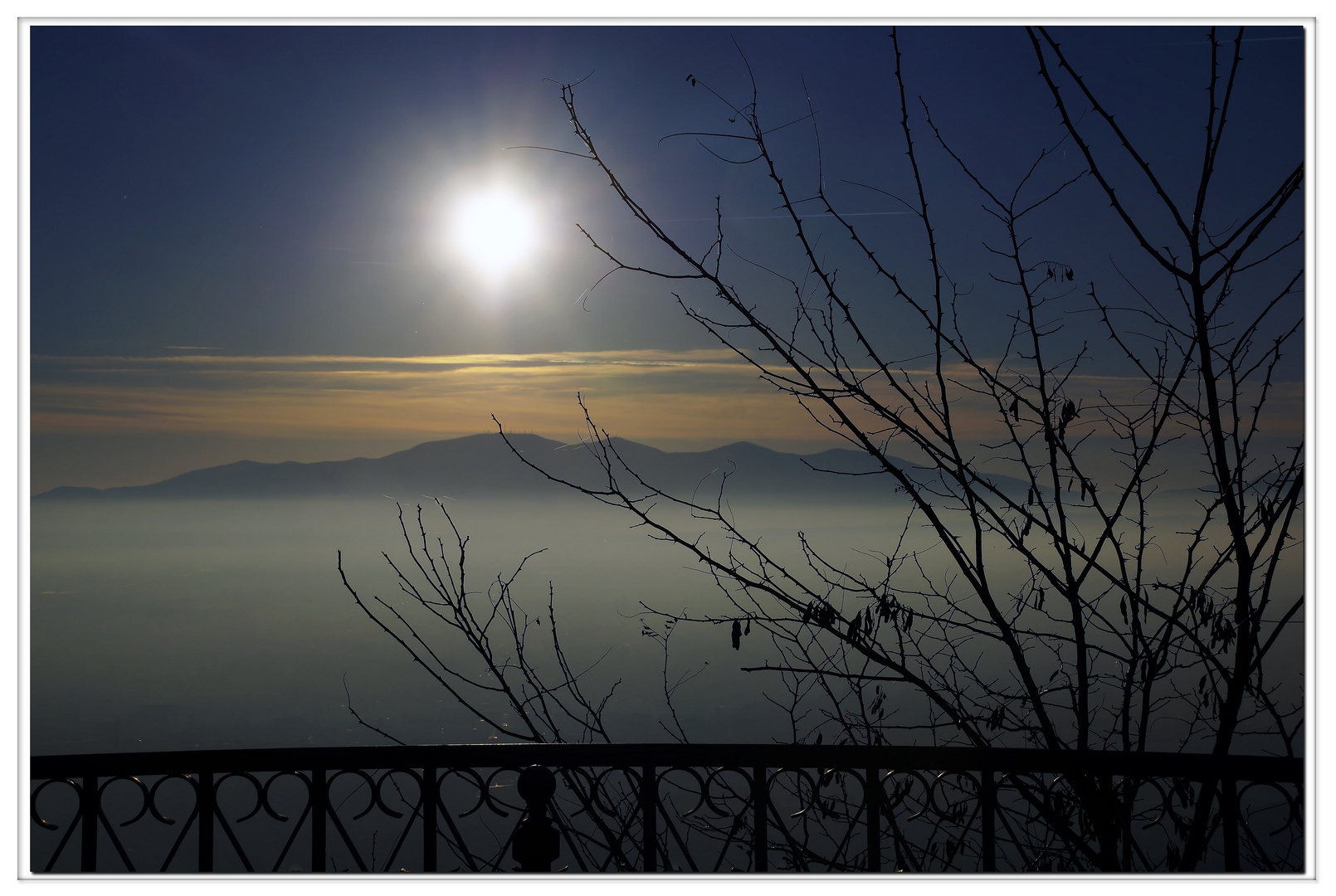 au dessus du brouillard...