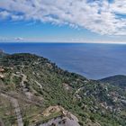 Au-dessus du col d’Eze et du Fort de La Revère