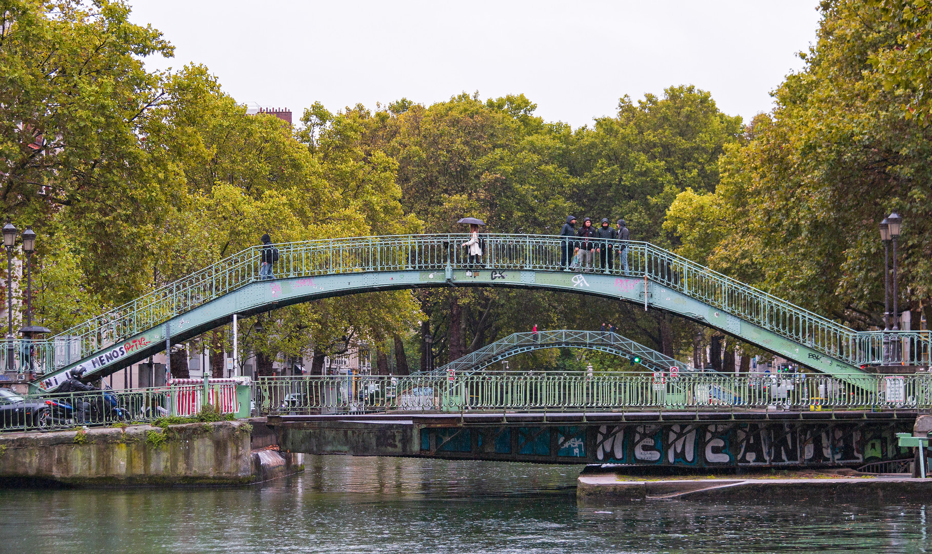 Au fil du canal saint Martin .