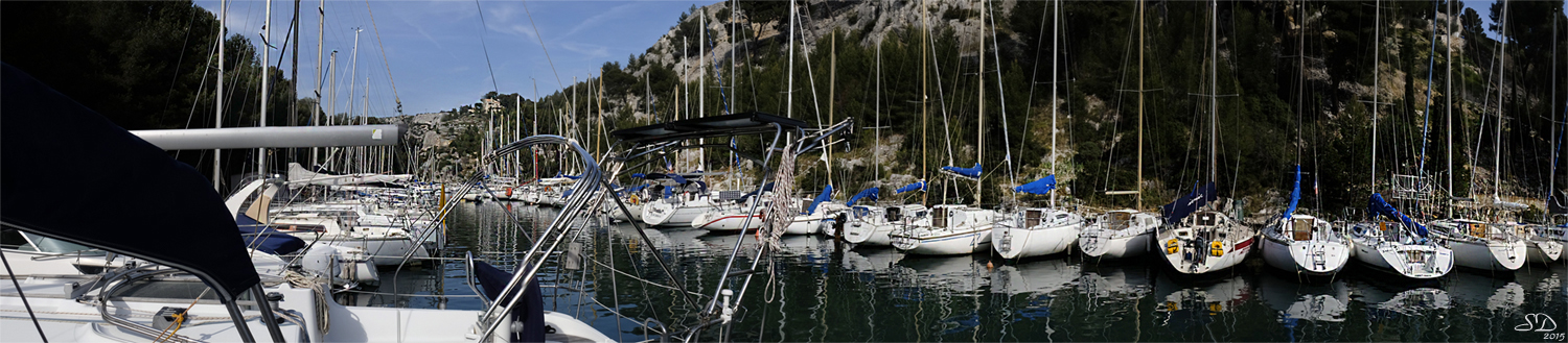 Au fond de la calanque ...