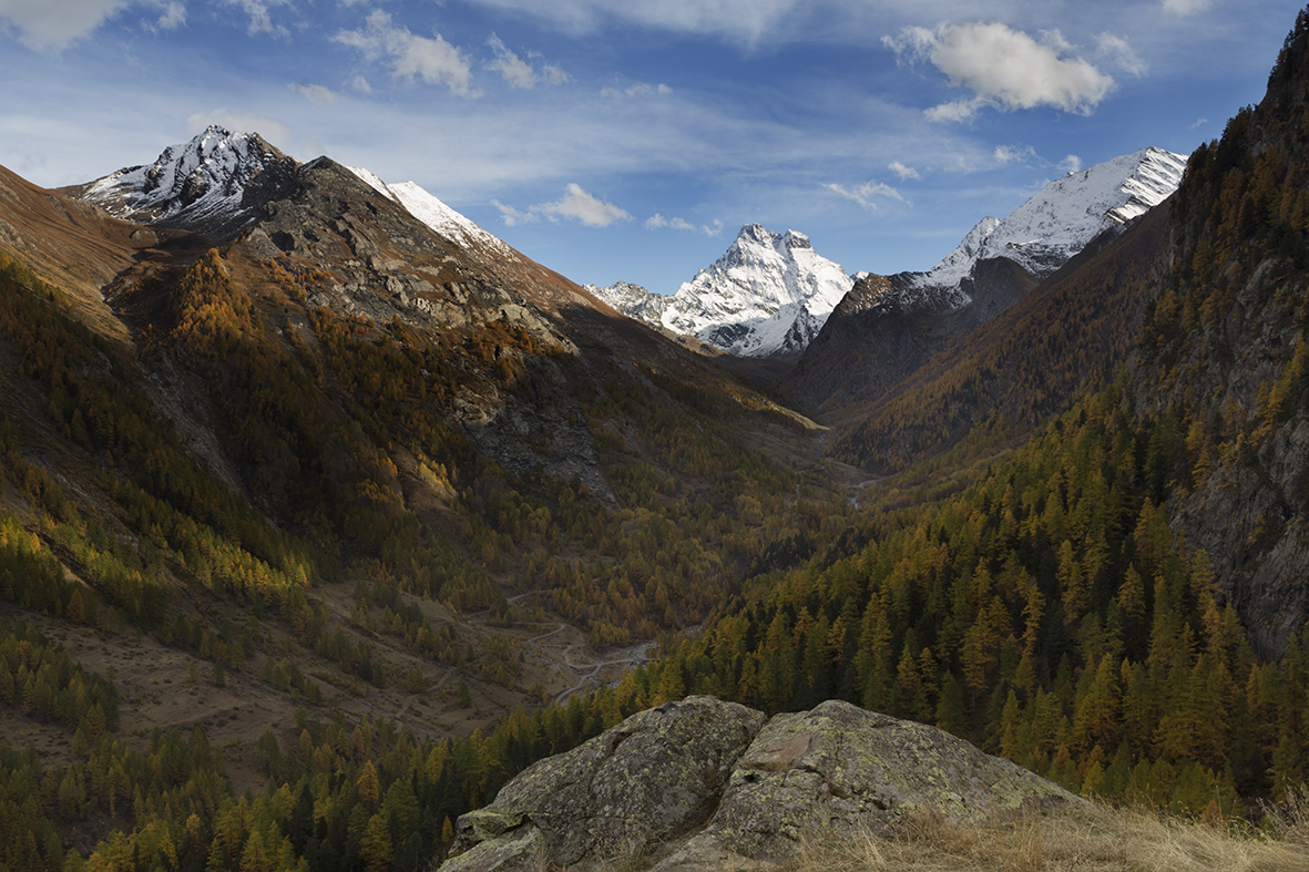 Au fond, le Mont Viso