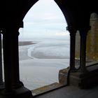 au loin la baie du mont St Michel