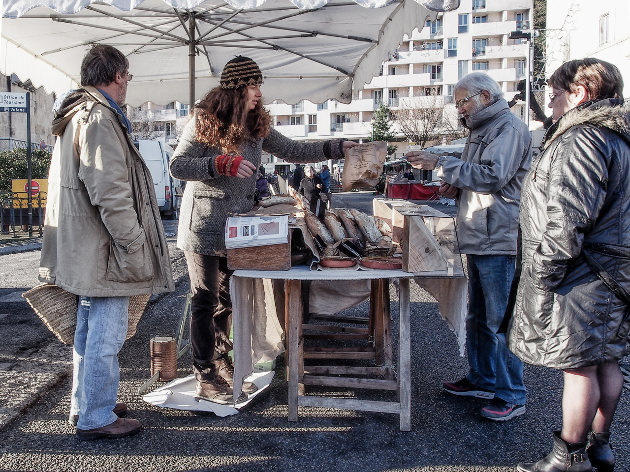 au marché