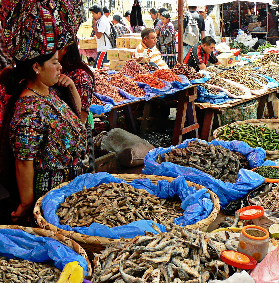 au marché de Chichistenango