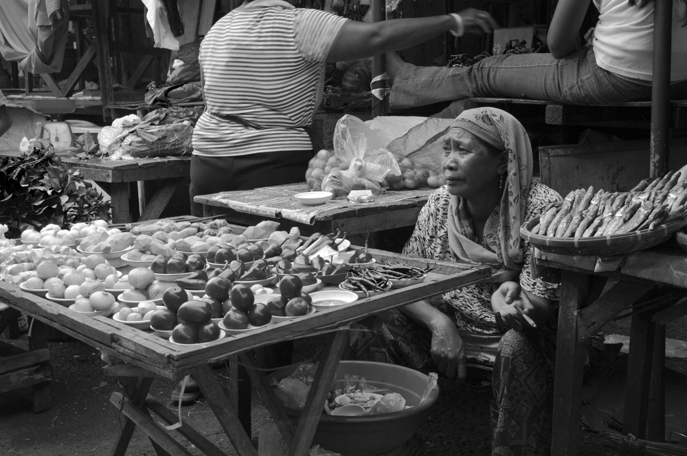 Au marché de Davao City