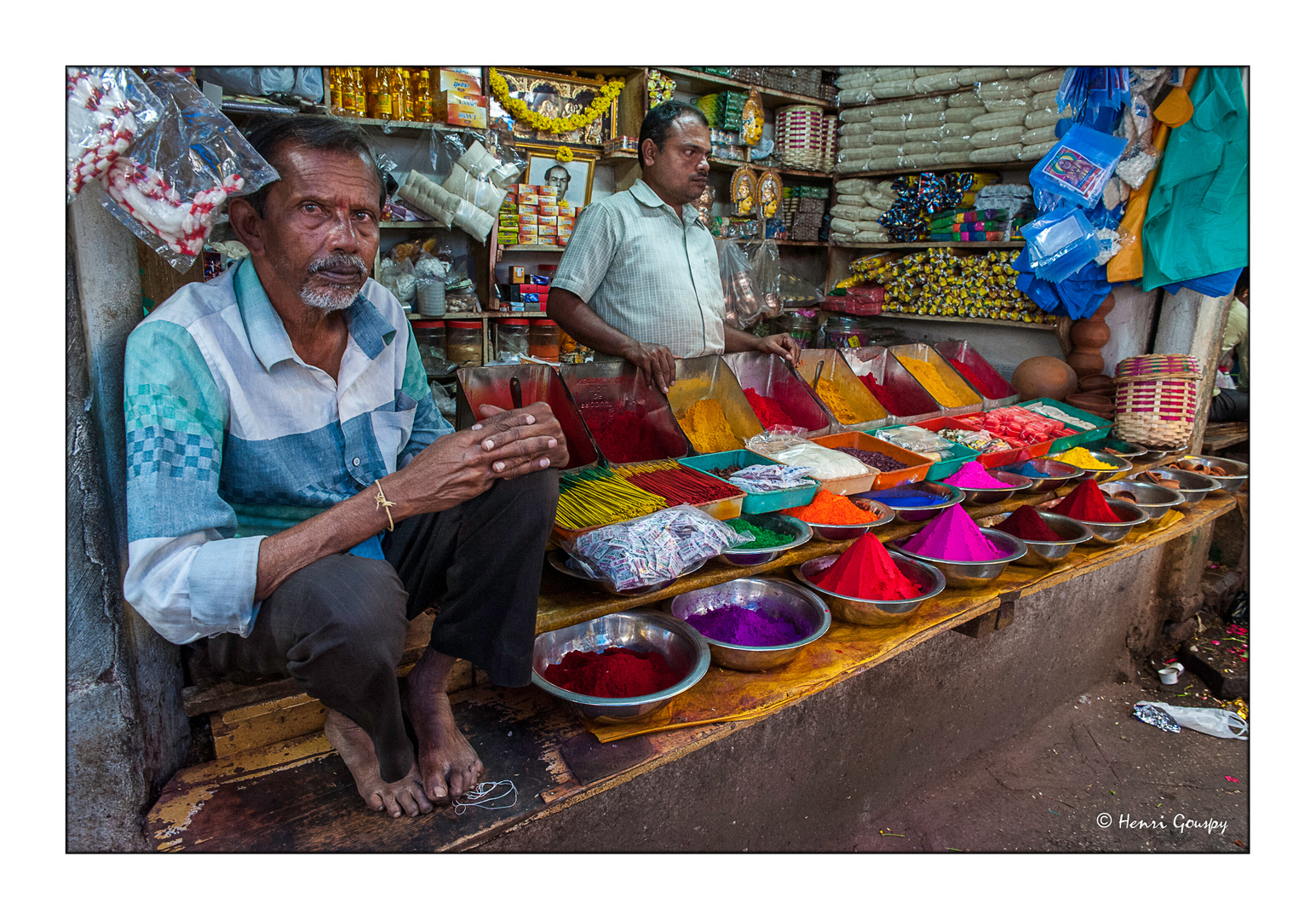 Au marché de Mysore