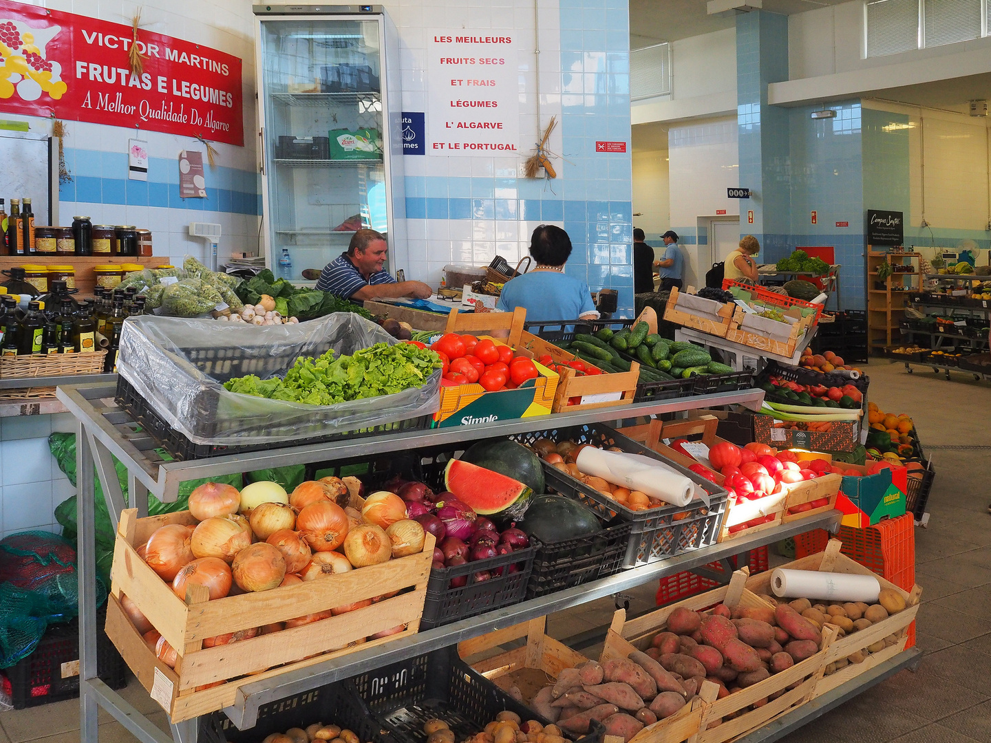 Au marché d’Olhos de Agua