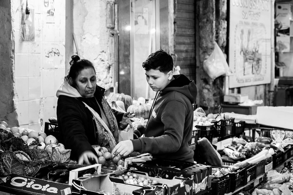 Au marché populaire 