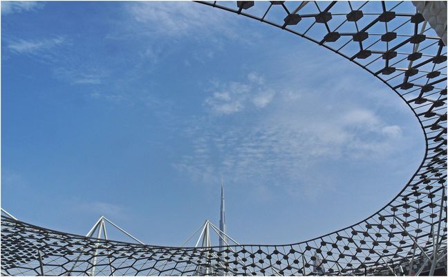 Au milieu du Citywalk de Dubaï