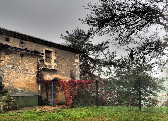 Au Moulin de Gauge par temps de brouillard