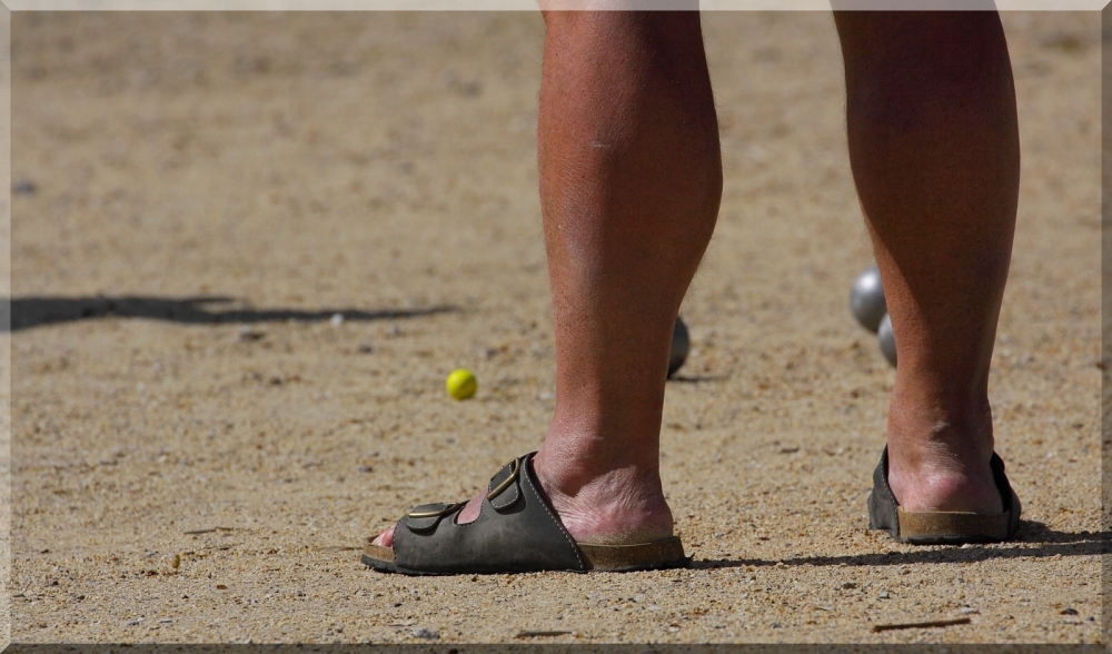 ... au pétanque ... / ... beim "Boule"