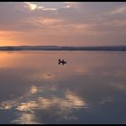 Au petit matin sur le Niger à Bamako