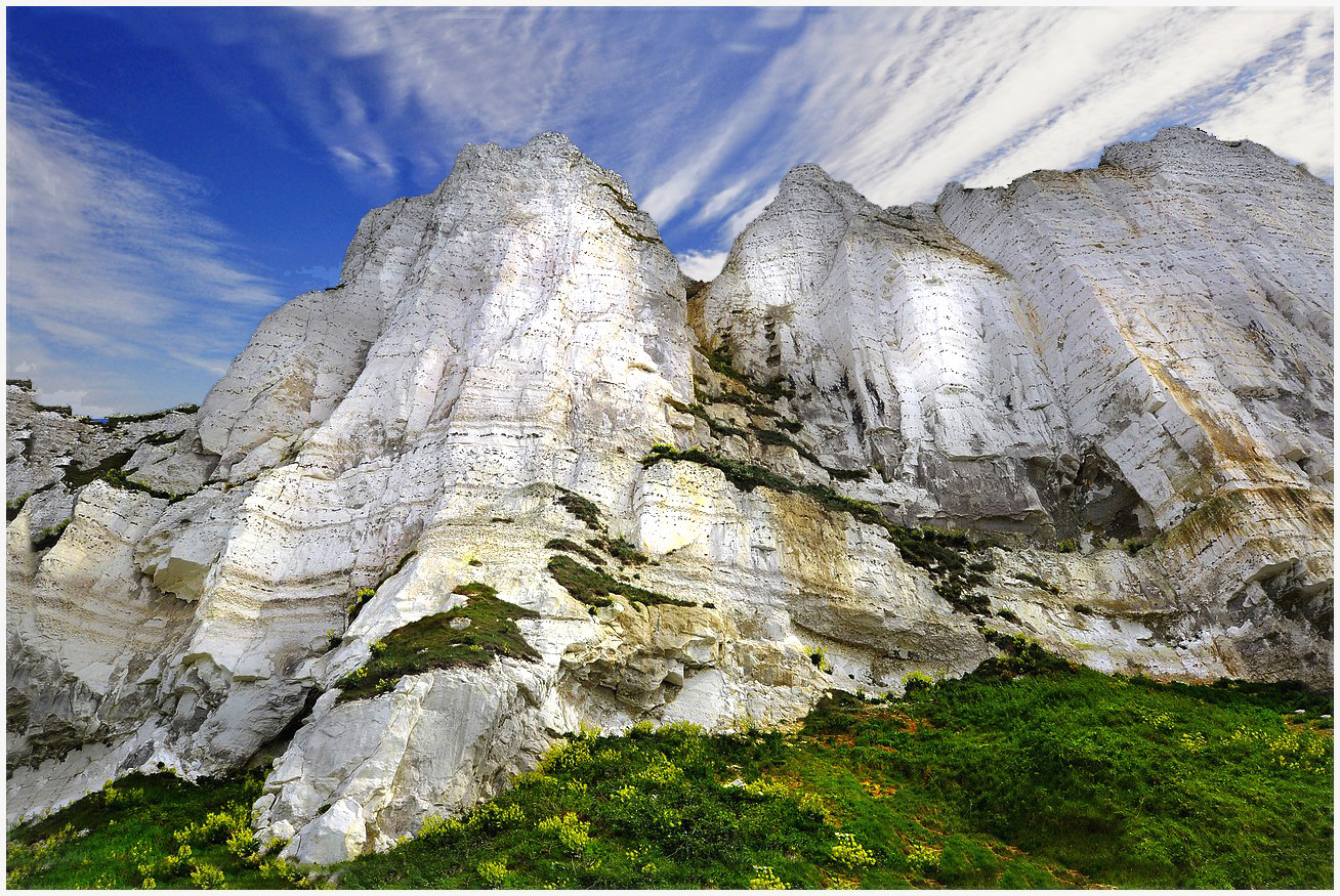 au pied des falaises du tréport