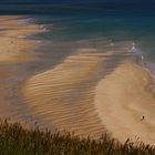 " Au pied du cap de Carteret , la plage...."