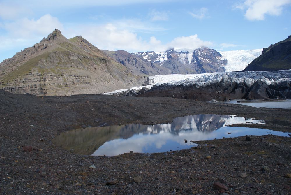 Au pied du glacier