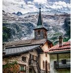 Au pied du glacier du Tour