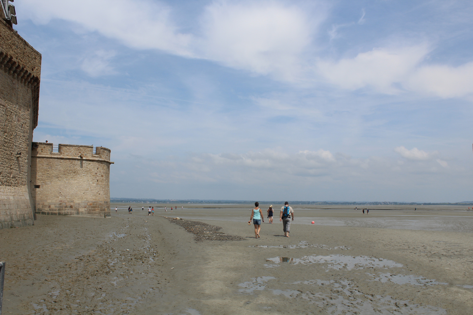 Au pied du Mont Saint Michel