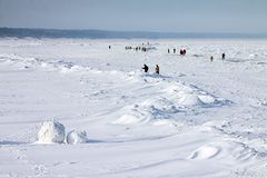 au plus fort de l'hiver