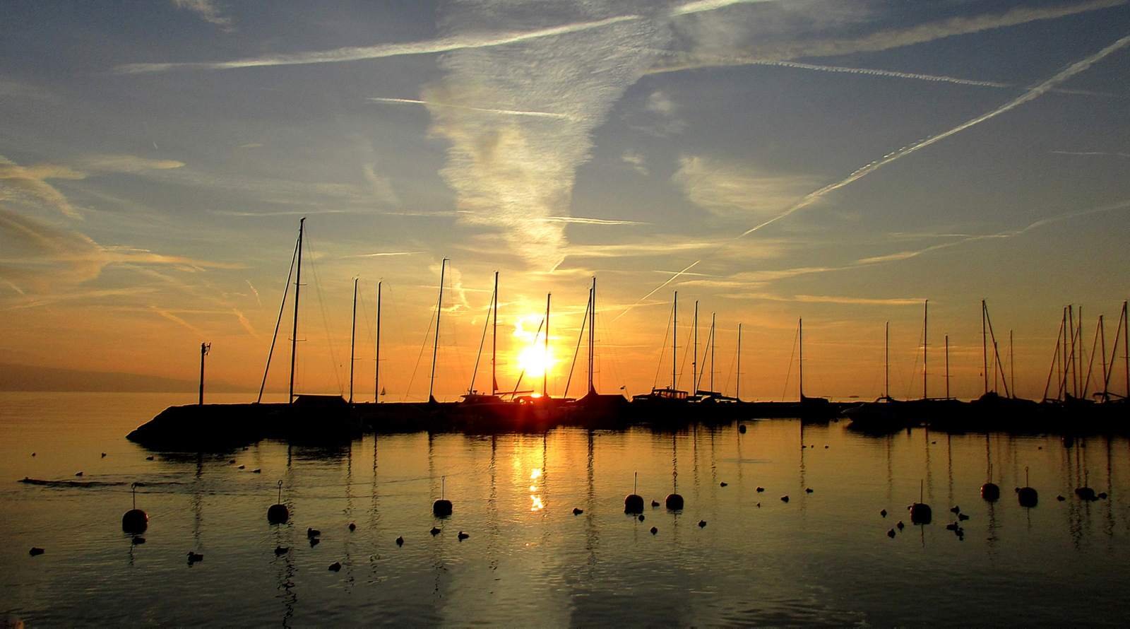 Au soleil couchant ....