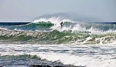 au sommet de la vague