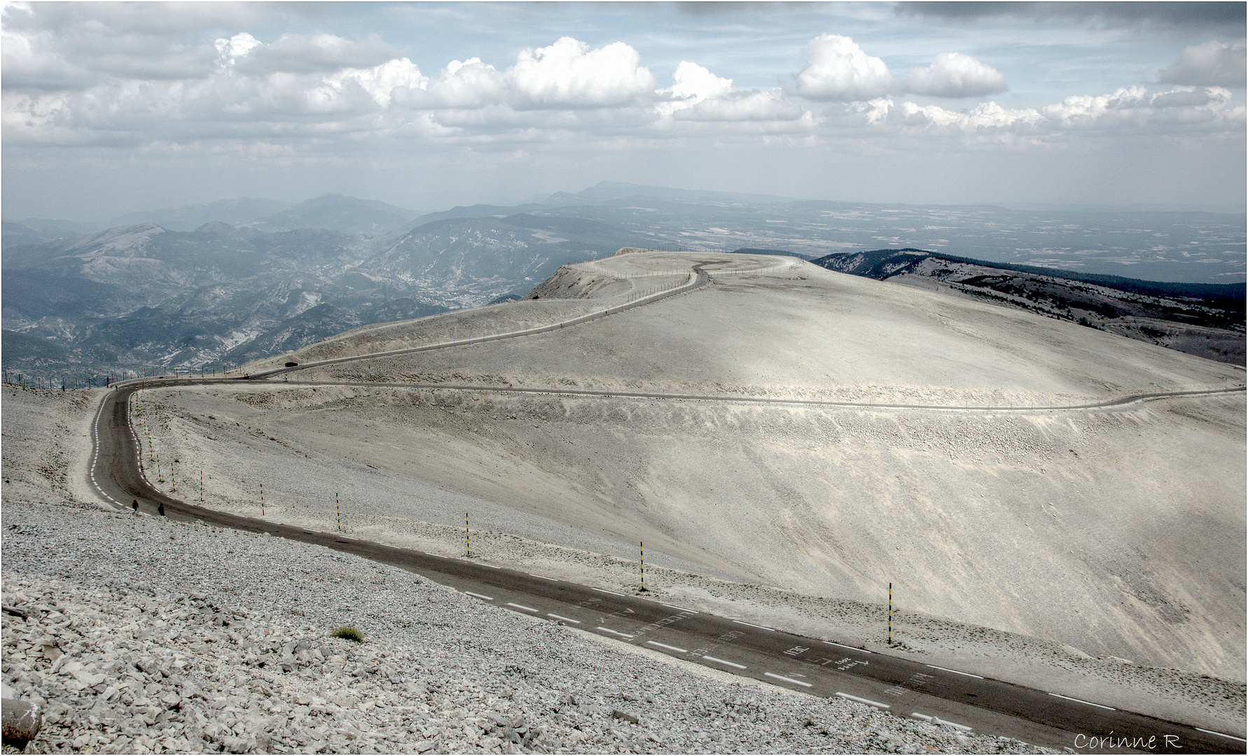 Au sommet du Mont Ventoux