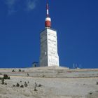 Au sommet du Mont-Ventoux un jour d'été, en fin d'après-midi