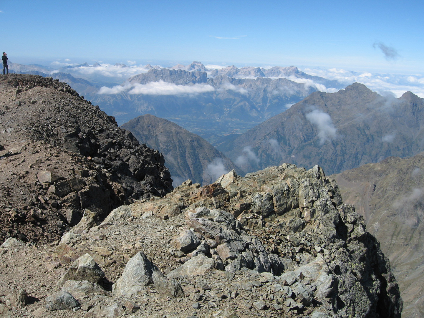 Au sommet du Vieux CHAILLOL (Ecrins)