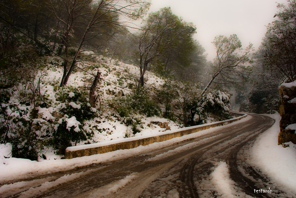 aubagne sous la neige 1