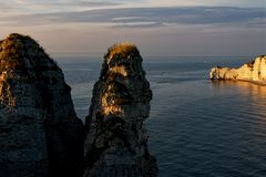 Auch abends ein Traum - Etretat