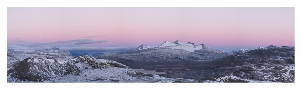 Auch am Polarkreis glühen die Berge