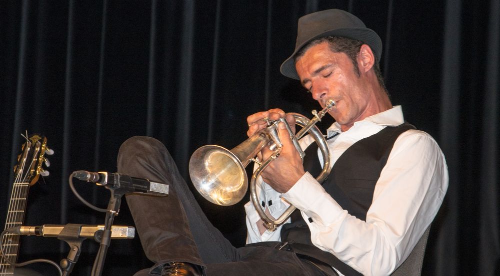 Auch auf dem Flügelhorn... Foto & Bild erwachsene, musik und events