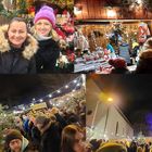 Auch auf dem kleinen Weihn.-Markt im Taunus-Dorf ist es trubelig. 