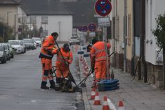 Auch auf dem Seitenstreifen