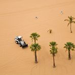 Auch Baumaschinen dürfen mal in Urlaub