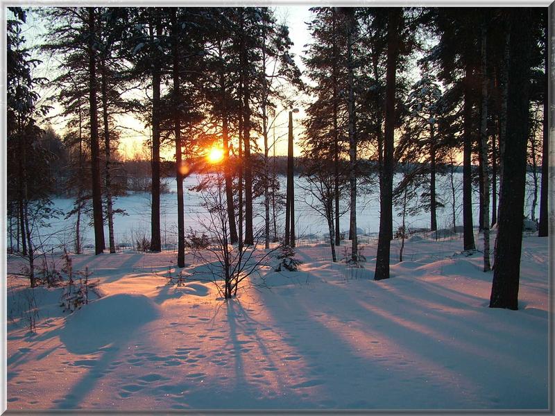 auch bei -25 Grad geht die Sonne auf