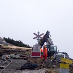 Auch bei einer Zahnradbahn muß mal gebaut werden