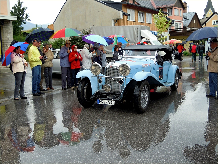 Auch bei Regen ...