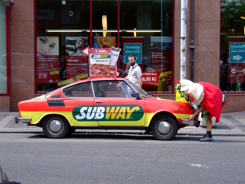 Auch bei "Subway" muß man Autos reparieren können!