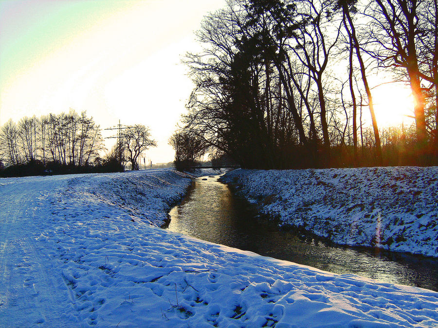 Auch bei uns ist endlich mal Schnee angekommen