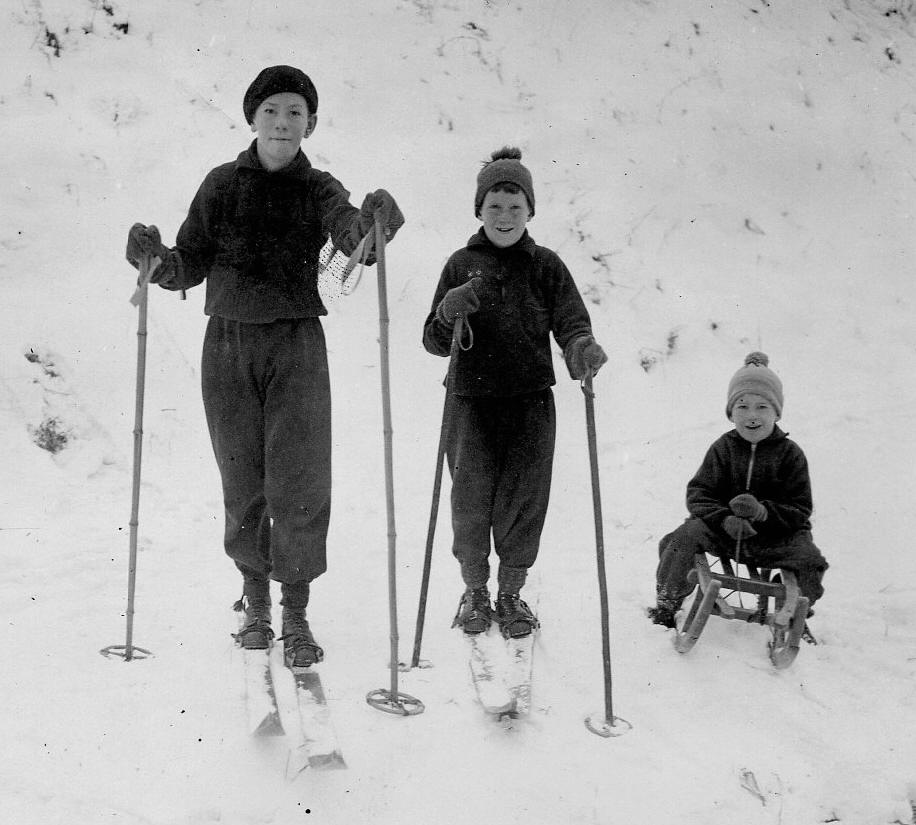 Auch damals war der Winter schön (ca. 1930 )