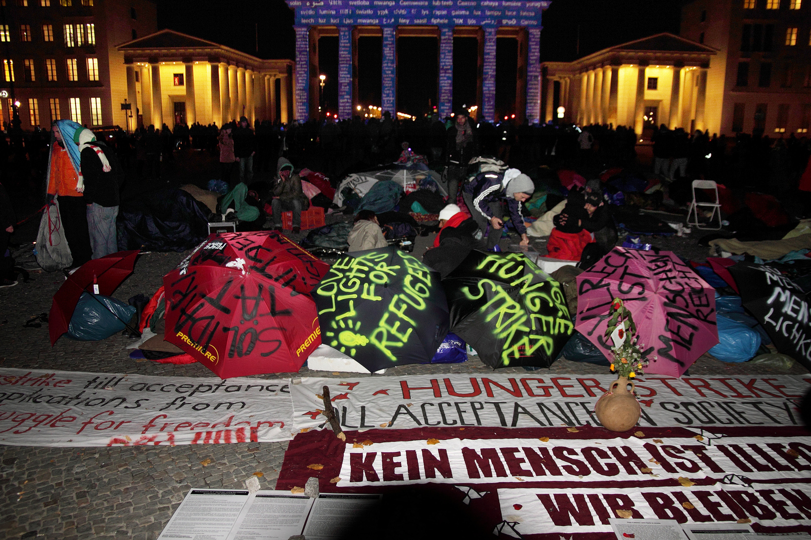 Auch das ist Berlin: Hungerstreik für Asyl