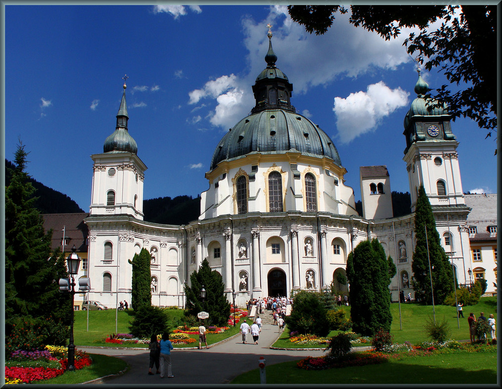 Auch der Glauben hat seine Schlösser und Burgen...... Kloster Ettal / Allgäu