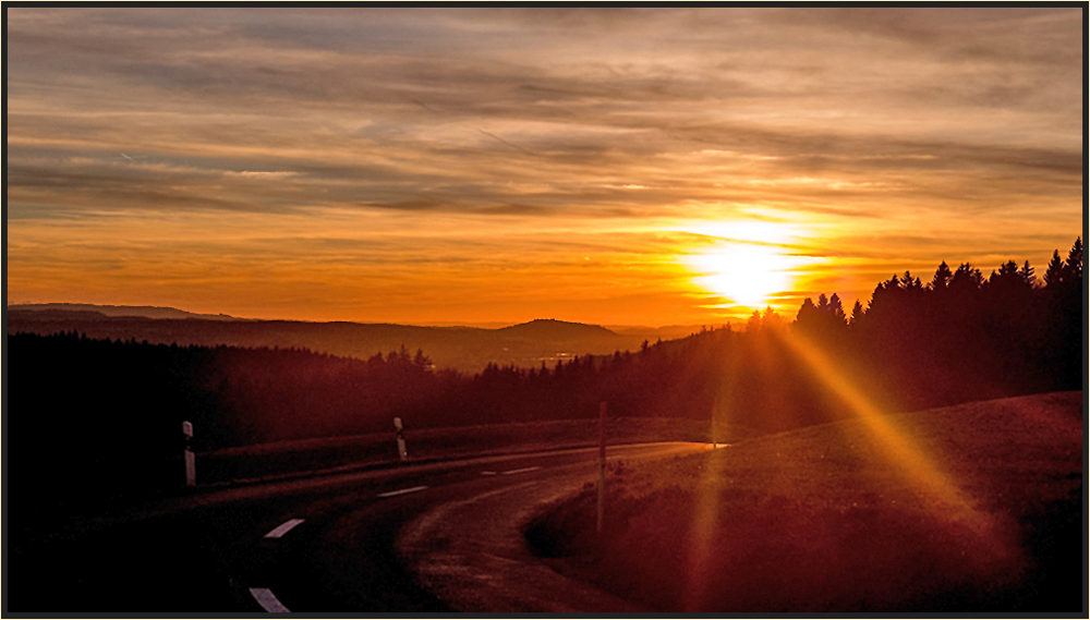 Auch der Himmel, hatte heute ein Licht angezündet...