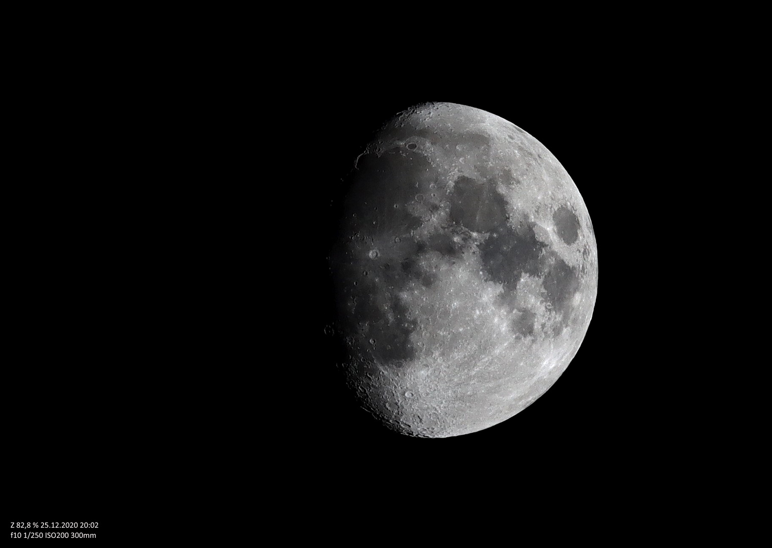  Auch der Mond hat an Weihnachten zugenommen!