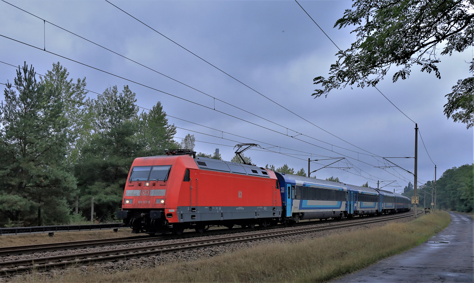 Auch der ÖBB-Nighjet...