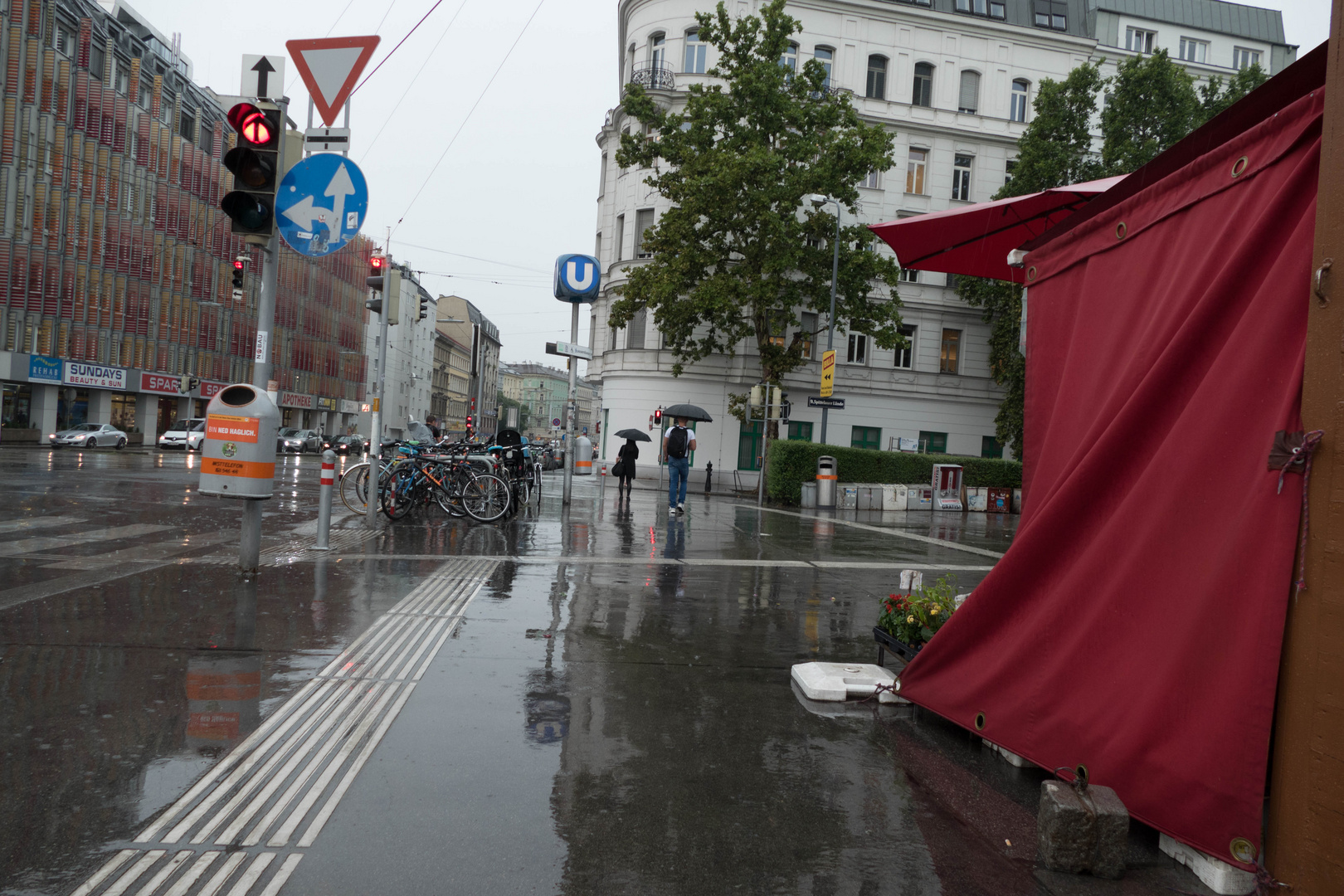 Auch der Wind tut das Seinige ...