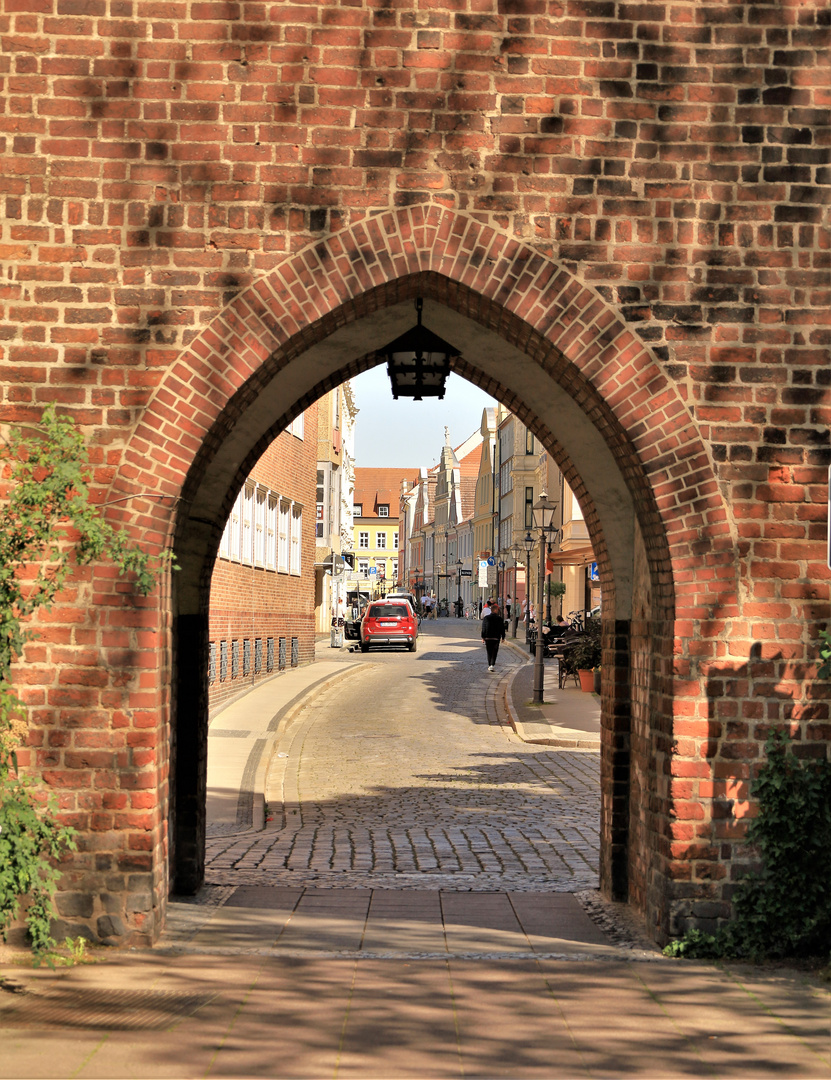 Auch die alte Stadtmauer...