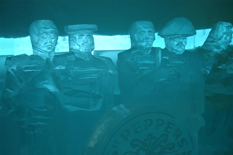 auch die Beatles waren im Icehotel